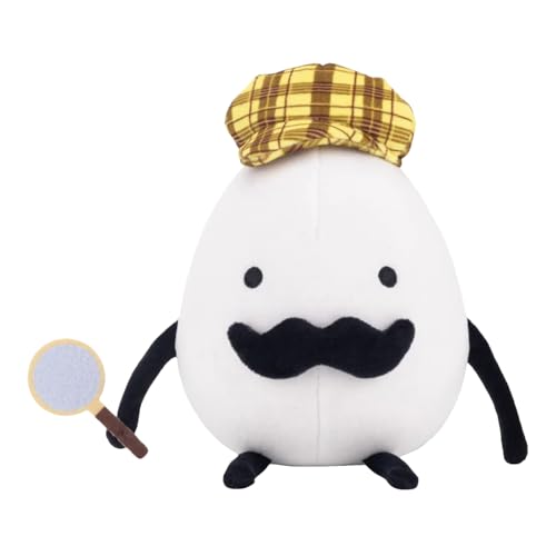 Detective Egg Plüschspielzeug - Baumwolle Diese Spielzeuggefüllten Animal Plüschpuppen | Fügt Charm für Sofas Ego Weiche Spielzeugkissen hinzu | Cartoon Plüschkissen für Feiertage und besondere Anläs Detective Egg Plüschspielzeug - Baumwolle Diese Spielzeuggefüllten Animal Plüschpuppen | Fügt Charm für Sofas Ego Weiche Spielzeugkissen hinzu | Cartoon Plüschkissen für Feiertage und besondere Anläs von Generisch