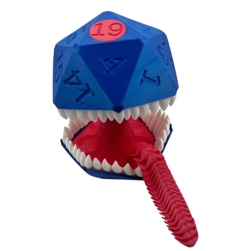Dice Rolling Tower, Big Tongue Dice Roller, Tabletop Games Prop, Fun Party Accessory & Roleplaying Tool, Ideal for Adults, Kids, Workplace, Game Night, 175g Dice Rolling Tower, Big Tongue Dice Roller, Tabletop Games Prop, Fun Party Accessory & Roleplaying Tool, Ideal for Adults, Kids, Workplace, Game Night, 175g von Generisch