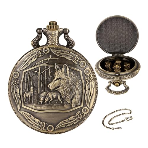 Dice Set Case, Watch Shell Dice, Dices Game Set, Role Playing Dice, Multi Purpose Watch Shell Dices Game Set For Family Gatherings, Role-Playing Adventures, And Friends' Theme Parties von Generisch