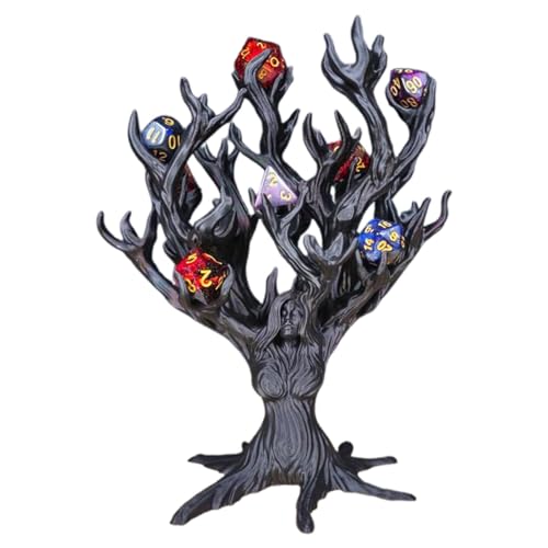 Dice Tree Goddess, Würfelbaum Göttin, Lustig Würfel Aufbewahrung Organizer, Printed Künstlerischer Würfelhalter Ständer, Würfel Zubehör (ohne Würfel) von Generisch