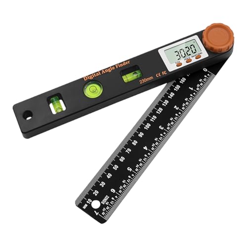 Digitalwinkel Finder - 999 ° Blasendrehmoment, das horizontale vertikale kreisförmige | enthält | Elektronische LCD für Tischlerei - Automatischer Winkelneigungsmesser mit präzisen tragbaren Regeln Digitalwinkel Finder - 999 ° Blasendrehmoment, das horizontale vertikale kreisförmige | enthält | Elektronische LCD für Tischlerei - Automatischer Winkelneigungsmesser mit präzisen tragbaren Regeln von Generisch