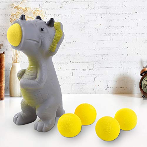 Dino Kuscheltier mit 5 Ball Im Mund Weich Plüschtier Stofftier Dinosaurier Spielzeug für Kleinkinder Jungen Mädchen Weihnachten Geburtstag Geschenk von Generisch