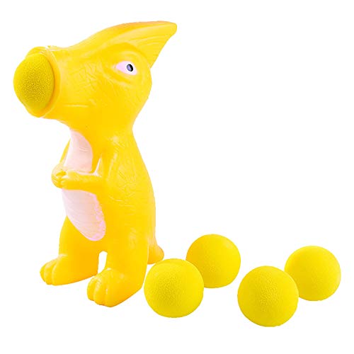 Dino Kuscheltier mit 5 Ball Im Mund Weich Plüschtier Stofftier Dinosaurier Spielzeug für Kleinkinder Jungen Mädchen Weihnachten Geburtstag Geschenk von Generisch