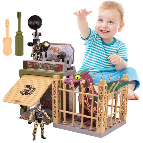 Dino-Laborset, Dinosaurier-Montagespielset - Dinosaurier-Spielzeug, Schraubenmutter, Lernspielzeug,Dinosaurier-Figuren Bauen Lernspielzeug für Kinder zum Geburtstag Dino-Laborset, Dinosaurier-Montagespielset - Dinosaurier-Spielzeug, Schraubenmutter, Lernspielzeug,Dinosaurier-Figuren Bauen Lernspielzeug für Kinder zum Geburtstag von Generisch