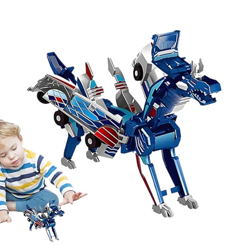 Dinosaur Auto | Verwandlungs LKW Spielzeug - Magnetische Verbindung Selbstumwandlung Spielspaß Unterhaltung für Kinder Mädchen Vorschulkinder Dinosaur Auto | Verwandlungs LKW Spielzeug - Magnetische Verbindung Selbstumwandlung Spielspaß Unterhaltung für Kinder Mädchen Vorschulkinder von Generisch