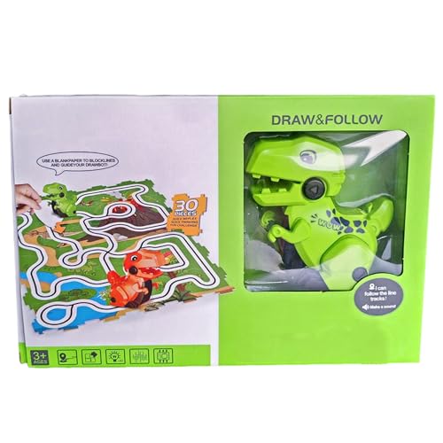 Dinosaur Puzzle Track, Dinosaur Track Toys, 3.94x2.56in Kids Educational Sensory, Interactive Buildable, Safe Design for Preschool Learning, Play Dinosaur Puzzle Track, Dinosaur Track Toys, 3.94x2.56in Kids Educational Sensory, Interactive Buildable, Safe Design for Preschool Learning, Play von Generisch