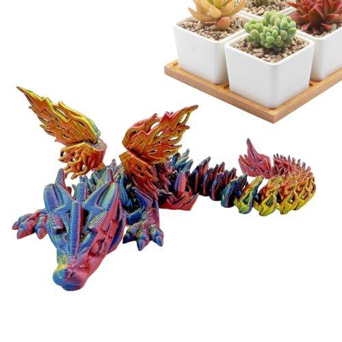 Dinosaurier-Figur, Spielzeug, bewegliche Dinosaurier-Figur, Fidget-Spielzeug, Farbverlauf, flexible Gelenke, Sammlerstück, Dinosaurier-Figur für Nachttisch, Vitrine Dinosaurier-Figur, Spielzeug, bewegliche Dinosaurier-Figur, Fidget-Spielzeug, Farbverlauf, flexible Gelenke, Sammlerstück, Dinosaurier-Figur für Nachttisch, Vitrine von Generisch