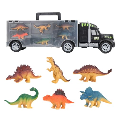 Dinosaurier-LKW-Träger, LKW-Spielzeug-Dinosaurier|Fahrzeuge Spielset Dinosaurier Spielzeug,Pädagogische Dino-Figuren, Träger-Aktivitätsspielset, Spaß für Geburtstag, Kindertag, Erntedankfest Dinosaurier-LKW-Träger, LKW-Spielzeug-Dinosaurier|Fahrzeuge Spielset Dinosaurier Spielzeug,Pädagogische Dino-Figuren, Träger-Aktivitätsspielset, Spaß für Geburtstag, Kindertag, Erntedankfest von Generisch
