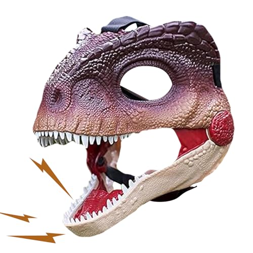 Dinosaurier-Maske – Realistische Dinosaurier-Maskerade-Maske Mit Sound | Dinosaurierkostüm Für Kinder | Vom Film Inspiriertes Rollenspiel Für Halloween Und Lustiges Cosplay Dinosaurier-Maske – Realistische Dinosaurier-Maskerade-Maske Mit Sound | Dinosaurierkostüm Für Kinder | Vom Film Inspiriertes Rollenspiel Für Halloween Und Lustiges Cosplay von Generisch