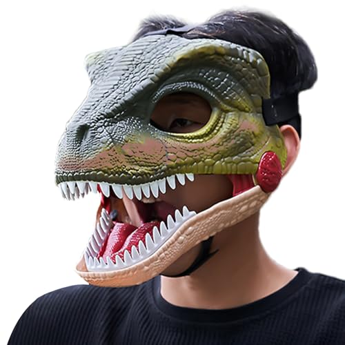 Dinosaurier Masque - Abs bewegliche Schreienmaske Design | Dinosaurierparty Masque Realistic Roar | Diinosaurier bewegen Jaw Maasque ideal für Kinderkostüm und Themenveranstaltungen von Generisch