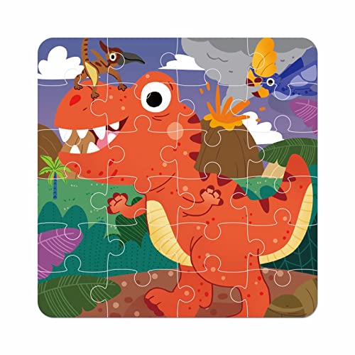 Dinosaurier-Puzzle 24-teiliges Kleinkind-Bodenpuzzle für Jungen Mädchen Lernspielzeug Kinderpuzzle Puzzles Kinderspielzeug Dinosaurier Tierpuzzle Rahmenpuzzle für Spielzeugpuzzle (Orange, One Size) Dinosaurier-Puzzle 24-teiliges Kleinkind-Bodenpuzzle für Jungen Mädchen Lernspielzeug Kinderpuzzle Puzzles Kinderspielzeug Dinosaurier Tierpuzzle Rahmenpuzzle für Spielzeugpuzzle (Orange, One Size) von Generisch