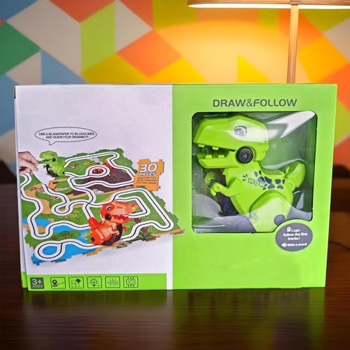 Dinosaurier -Puzzle -Strecke, Puzzle Racer Car Track Set | Dinosaurier Track Toy Set | Sensorische Vorschulbildungspädagogik für 3 4 5 6 7 Jahre alte Kleinkindjungen Mädchen von Generisch