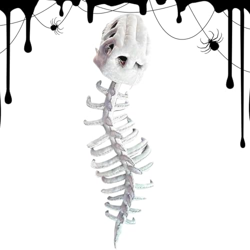 Dinosaurier-Skelett-Kostüm-Set, Halloween-Dinosaurier-Thema, Totenkopf-Requisiten, Cosplay-Requisiten mit Soundeffekt, Halloween-Partys, Outfit für Rollenspiele, Feiertage, Themenveranstaltungen von Generisch