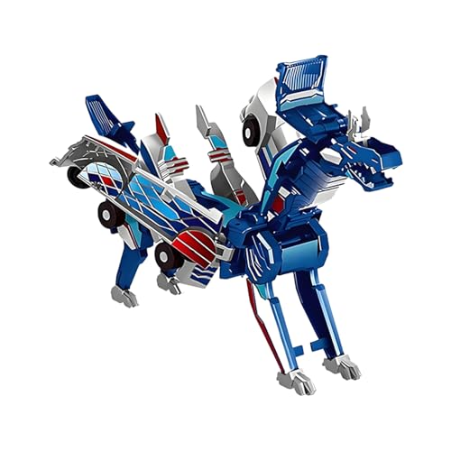 Dinosaurier Spielzeug Auto - Zusammenstoß-Verwandlung Auto,Magnetische Verbindung Selbstumwandlung Spielspaß Unterhaltung für Kinder Mädchen Vorschulkinder von Generisch