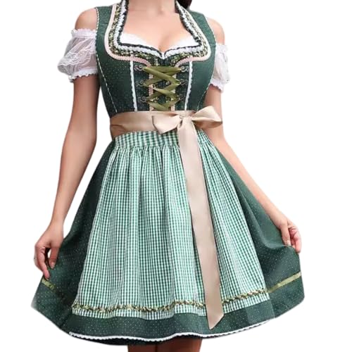 Dirndl Damen Midi Trachtenkleid - Elegantes Dirndl für Frauen: Dirndel mit Dirndlbluse & Dirndlschürze, Perfekt für Oktoberfest & Besondere Anlässe - Midi Dirndl Damen Stilvoll & Traditionell Dirndl Damen Midi Trachtenkleid - Elegantes Dirndl für Frauen: Dirndel mit Dirndlbluse & Dirndlschürze, Perfekt für Oktoberfest & Besondere Anlässe - Midi Dirndl Damen Stilvoll & Traditionell von Generisch