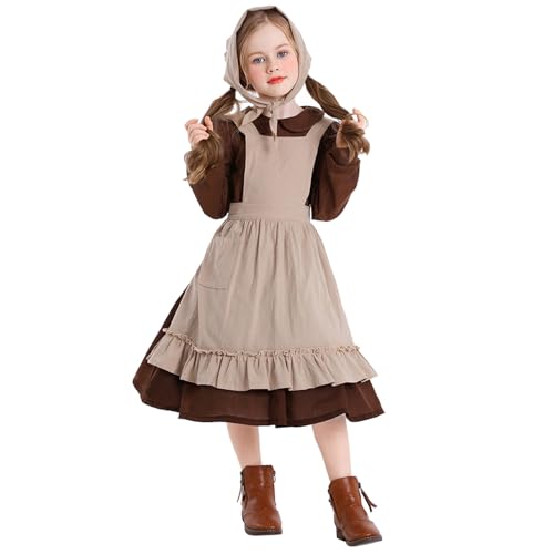 Dirndl & Dirndl-Sets für Mädchen - Mädchen Deutsche Dirndl Kleid Kostüme Zum Bayerisches Oktoberfest Party Eckiger Ausschnitt Kurzarm Karneval Festival Outfit Halloween Karneval Cosplay Dirndl & Dirndl-Sets für Mädchen - Mädchen Deutsche Dirndl Kleid Kostüme Zum Bayerisches Oktoberfest Party Eckiger Ausschnitt Kurzarm Karneval Festival Outfit Halloween Karneval Cosplay von Generisch