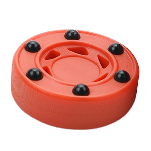 Disc Hockey Ball für Game - Heavy Duty Nylon PVC Street Puck Langlebiges langlebiges Design, glattes Rolling Sports Stickhandling -Übung | Indoor -Außentrainingsausrüstung Parkplatz Tennisplatzbasis von Generisch