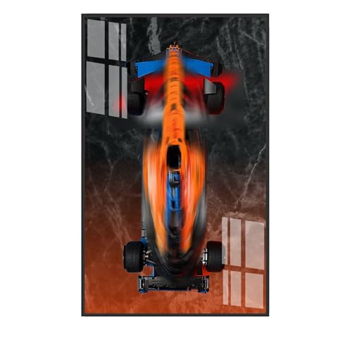 Display Wall Board for Lego Technic for McLaren Racing Car, 42141 Frame Presentation Wall for for Formula 1 Car Wall Mount, Picture Frame 80X50 cm (Frame Only) (Style D) von Generisch