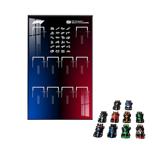 Display Wallboard for Lego 2025 speed susper raclng car model, LED Display Wall Panel for 77242-77251 Building Block Model, Art Wall Mount Frame (no model) (Type B) von Generisch