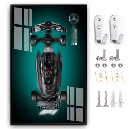 Display Wallboard for Lego 42141/42171 Ultimate F1 Collector's Pack (Cars Not Included) Wall Mount for Lego car Collectible F1 Model Car Kit, Space-Saving, Creative Home Decoration (42171) von Generisch