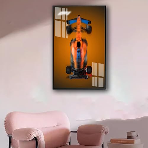 Display Wallboard for Lego 42141 + 42171 + 42206 + 42207 F1 Collector's Pack (Cars Not) Wall Mount for Lego Collectible F1 Model Kit, Space-Saving, Creative Home Decoration (42141) von Generisch