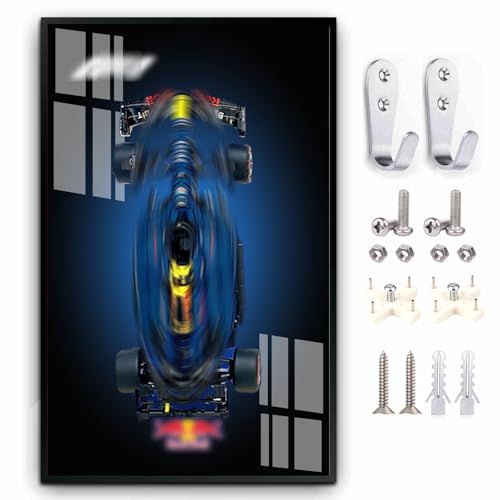 Display Wallboard for Lego 42206 + 42207 Ultimate F1 Collector's Pack (Cars Not Included) Wall Mount for Lego Collectible F1 Model Car Kit, Space-Saving, Creative Home Decoration (42206) von Generisch