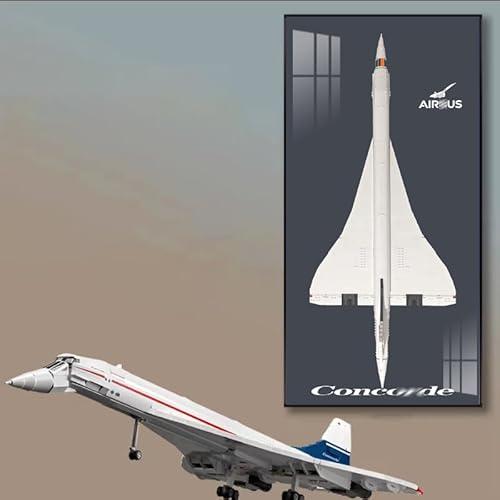 Display Wandboard Wandhalterung für LE-GO 10318 Concorrde Kompatibel mit Le-go Auto Haken Halterung Wandmontage Geschenkideen Dekoration (kein Modell) (C) von Generisch