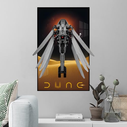 Display Wandboard Wandhalterung für LE-GO 10327 Duned Atreiides Royajl Ornithoptter mit Le-go Auto Haken Halterung Wandmontage Geschenkideen Dekoration (kein Modell) (C) von Generisch