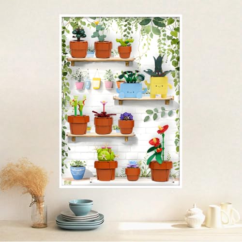 Display Wandboard Wandhalterung für LE-GO für 10329 10349 mit Le-go Haken Halterung Wandmontage Geschenkideen Dekoration (kein Modell) (Schautafel) von Generisch