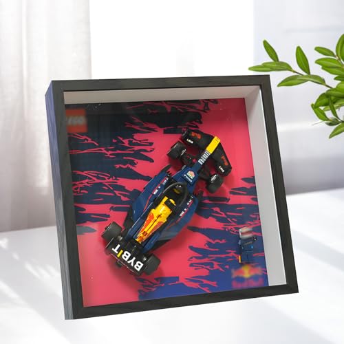 Display Wandboard Wandhalterung für LE-GO für Speed F-1 10-in-1 77242 77243 77244 77247 77250 77251 mit Le-go Auto Haken Halterung Wandtabelle Geschenkideen Dekoration (kein Modell) (77243) von Generisch