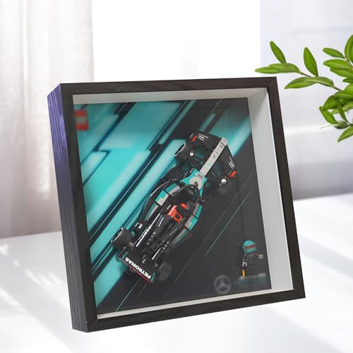Display Wandboard Wandhalterung für LE-GO für Speed F-1 10-in-1 77242 77243 77244 77247 77250 77251 mit Le-go Auto Haken Halterung Wandtabelle Geschenkideen Dekoration (kein Modell) (77244) von Generisch