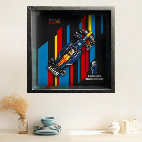 Display Wandboard Wandhalterung für LE-GO für Speed F-1 10in1 77242 77243 77244 77247 77250 mit Le-go Auto Haken Halterung Wandmontage Geschenkideen Dekoration (kein Modell) (77243) von Generisch