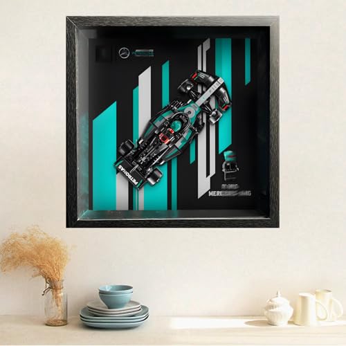 Display Wandboard Wandhalterung für LE-GO für Speed F-1 10in1 77242 77243 77244 77247 77250 mit Le-go Auto Haken Halterung Wandmontage Geschenkideen Dekoration (kein Modell) (77244) von Generisch
