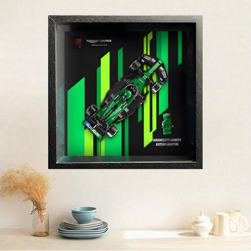 Display Wandboard Wandhalterung für LE-GO für Speed F-1 10in1 77242 77243 77244 77247 77250 mit Le-go Auto Haken Halterung Wandmontage Geschenkideen Dekoration (kein Modell) (77245) von Generisch