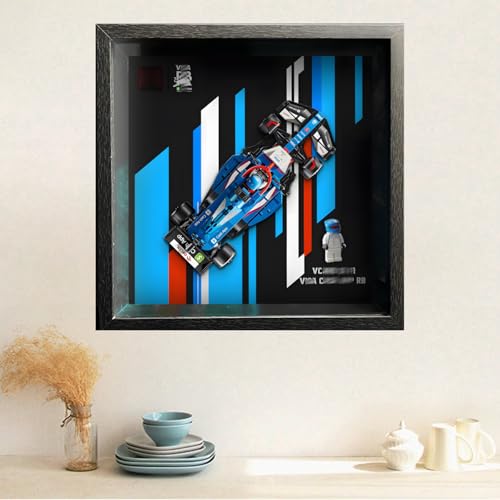 Display Wandboard Wandhalterung für LE-GO für Speed F-1 10in1 77242 77243 77244 77247 77250 mit Le-go Auto Haken Halterung Wandmontage Geschenkideen Dekoration (kein Modell) (77246) von Generisch