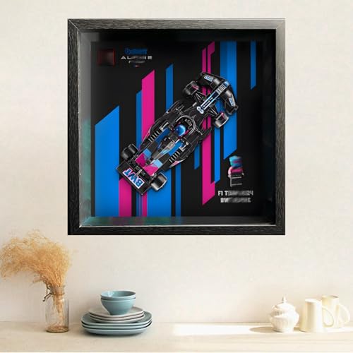 Display Wandboard Wandhalterung für LE-GO für Speed F-1 10in1 77242 77243 77244 77247 77250 mit Le-go Auto Haken Halterung Wandmontage Geschenkideen Dekoration (kein Modell) (77248) von Generisch