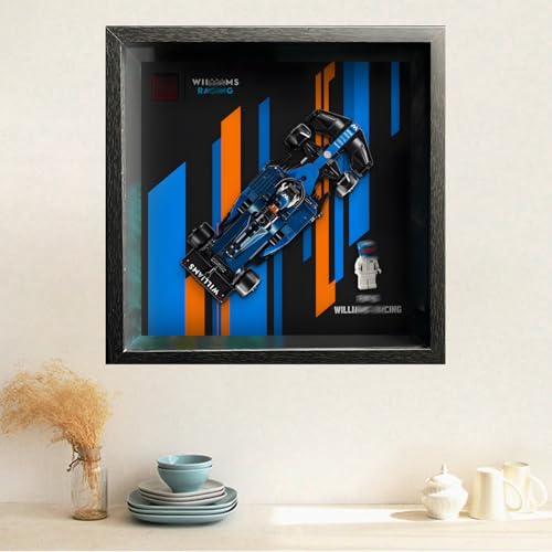 Display Wandboard Wandhalterung für LE-GO für Speed F-1 10in1 77242 77243 77244 77247 77250 mit Le-go Auto Haken Halterung Wandmontage Geschenkideen Dekoration (kein Modell) (77249) von Generisch