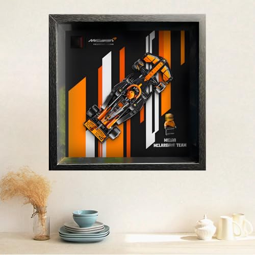 Display Wandboard Wandhalterung für LE-GO für Speed F-1 10in1 77242 77243 77244 77247 77250 mit Le-go Auto Haken Halterung Wandmontage Geschenkideen Dekoration (kein Modell) (77251) von Generisch