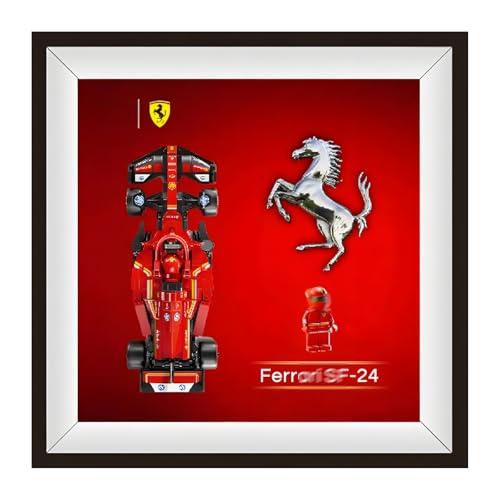 Display Wandboard Wandhalterung für LE-GO für Speed F-1 10in1 77242 77243 77244 77250 77251 mit Le-go Auto Haken Halterung Wandmontage Geschenkideen Dekoration (kein Modell) (77242) von Generisch