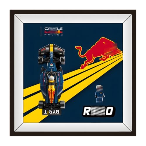 Display Wandboard Wandhalterung für LE-GO für Speed F-1 10in1 77242 77243 77244 77250 77251 mit Le-go Auto Haken Halterung Wandmontage Geschenkideen Dekoration (kein Modell) (77243) von Generisch