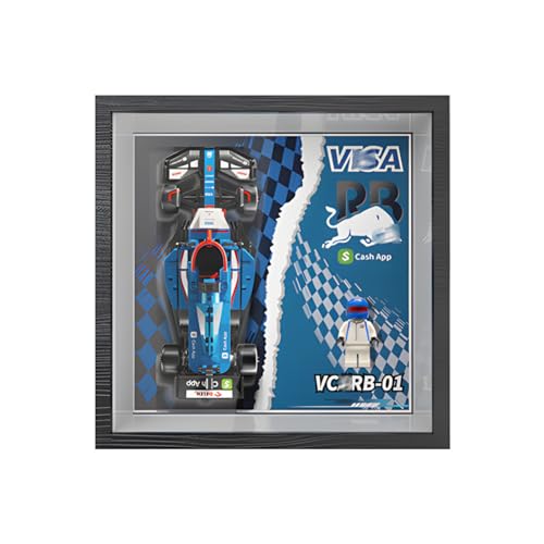 Display Wandboard Wandhalterung für LE-GO für Speed F-1 10in1 77242 77243 77244 77250 77251 mit Le-go Auto Haken Halterung Wandmontage Geschenkideen Dekoration (kein Modell) (77246) von Generisch