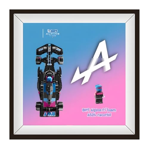 Display Wandboard Wandhalterung für LE-GO für Speed F-1 10in1 77242 77243 77244 77250 77251 mit Le-go Auto Haken Halterung Wandmontage Geschenkideen Dekoration (kein Modell) (77248) von Generisch