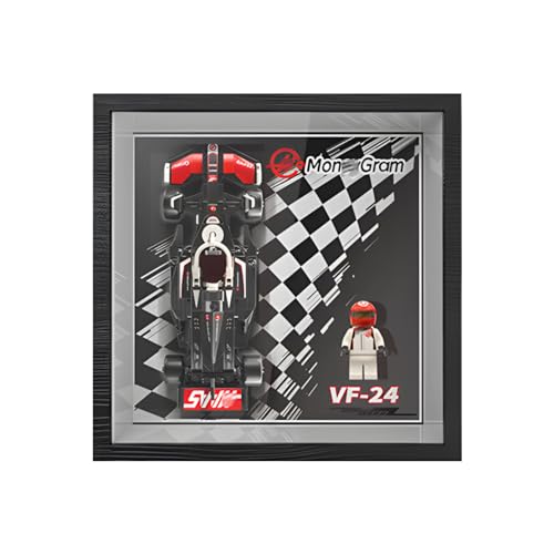 Display Wandboard Wandhalterung für LE-GO für Speed F-1 10in1 77242 77243 77244 77250 77251 mit Le-go Auto Haken Halterung Wandmontage Geschenkideen Dekoration (kein Modell) (77250) von Generisch