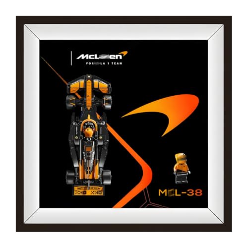 Display Wandboard Wandhalterung für LE-GO für Speed F-1 10in1 77242 77243 77244 77250 77251 mit Le-go Auto Haken Halterung Wandmontage Geschenkideen Dekoration (kein Modell) (77251) von Generisch