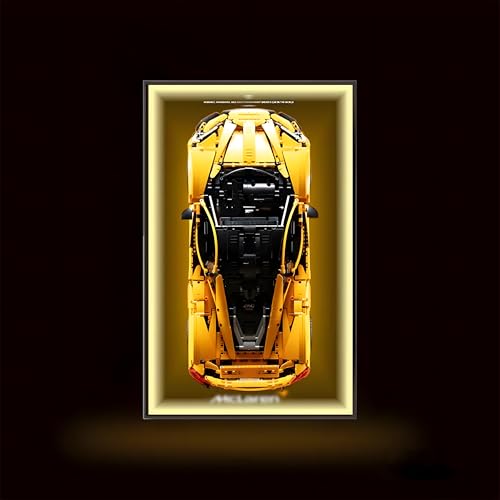 Display Wandboard für Le-go-A Technic McLaren P1 1:8 42172, kompatibel mit L-e*g-o P1 McLaren, Geschenkideen für L-e*g-o Auto-Wandhalterungs-Enthusiasten, nur Wandplatte! Größe: 80 x 50 cm (B,Light) Display Wandboard für Le-go-A Technic McLaren P1 1:8 42172, kompatibel mit L-e*g-o P1 McLaren, Geschenkideen für L-e*g-o Auto-Wandhalterungs-Enthusiasten, nur Wandplatte! Größe: 80 x 50 cm (B,Light) von Generisch