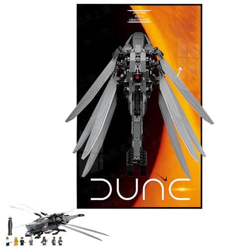 Display-Wandhalterung anwendbar für Le-Go Technic 10327 Royal Dune Ornithopter Baustein-Modell, Räume dekorieren oder sammeln, 50 x 80 cm, nur Display-Wandtafel (Typ A) von Generisch