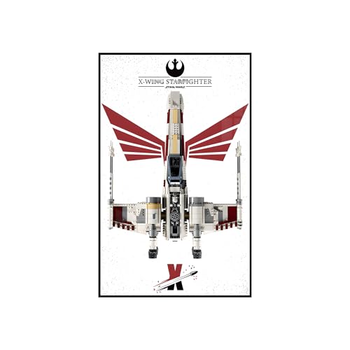 Display-Wandpaneel für LEGO 75355 Fighter Set, dekoratives Wandpaneel für Sammlerstücke, Wandmontiertes Acryl-Displaypanel, dekorative Aufbewahrungs-Hintergrundtafel für LEGO 75355 (kein Modus von Generisch