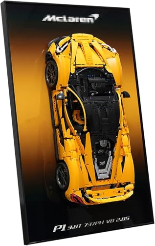 Display-Wandtafel für LEGO Technic 42172 McL*aren P1, dekorative Hintergrundplatte, Geschenk für Lego-Auto-Wandhalterungs-Enthusiasten (nur Wandplatte) (A) von Generisch