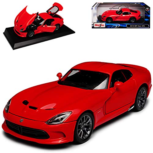 Dodge Viper SRT GTS Rot Coupe Ab 2013 3. Generation 1/18 Modell Auto von Generisch