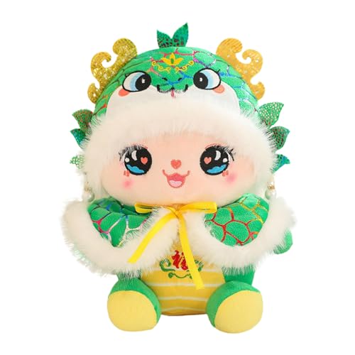 Doll Clothes Chinesisches Neujahr 2025 Jahr Maskottchen Xingshi Innendekoration Ornamente Doll Clothes (A) von Generisch